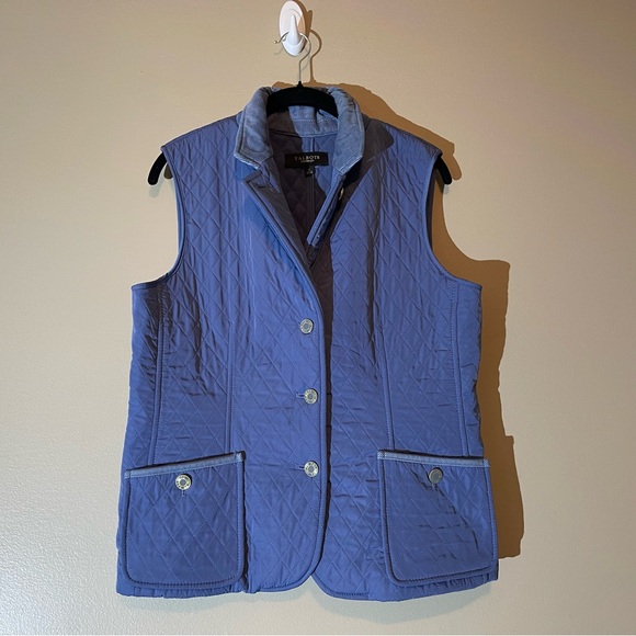 Talbots Blue Vest, Small, UGC - Picture 2 of 11